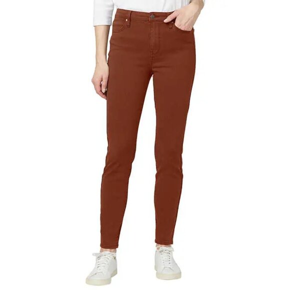 NEW Buffalo Women's High Rise Tencel Pant | Burnt Orange - Picture 1 of 6